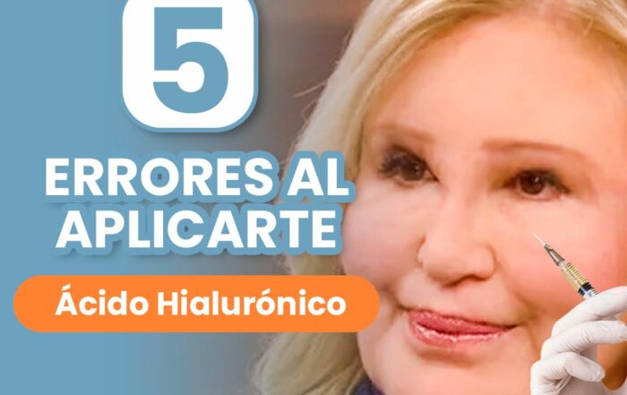 5 errores en la aplicación de ácido hialurónico